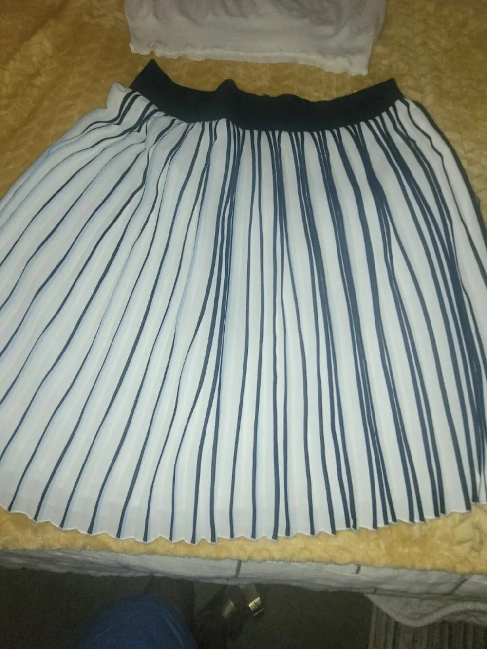Jcrew pleaded skirt and top